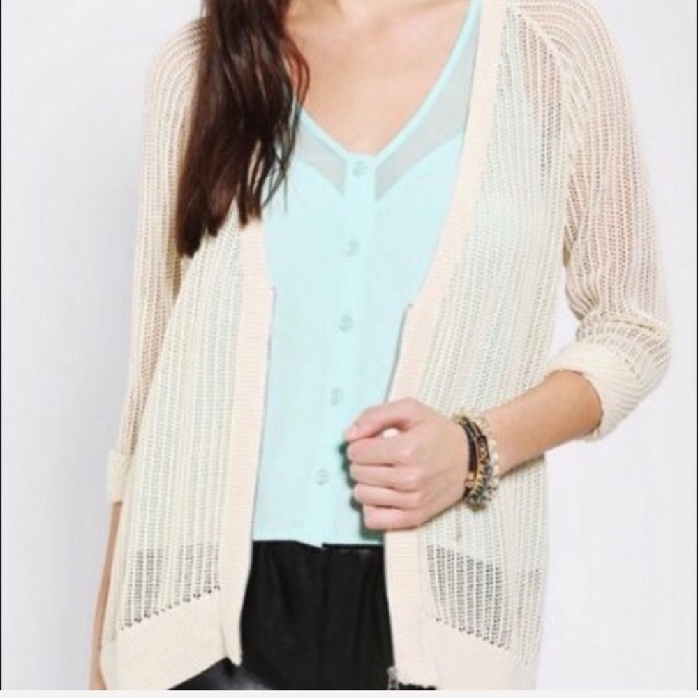 Urban Outfitters Silence & Noise Zip Up Cardigan Size Small